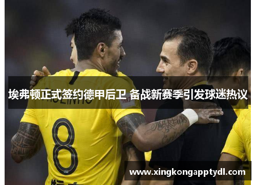 埃弗顿正式签约德甲后卫 备战新赛季引发球迷热议
